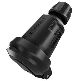   MENNEKES 158071 háztartási (Schuko) lengő dugalj 16A 2P+E 230V fekete IP54
