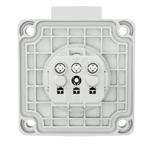 MENNEKES 17006 csapfedeles háztartási (Schuko) beépíthető dugalj 16A 2P+E 230V kék IP68