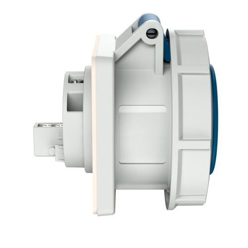 MENNEKES 218A beépíthető ipari aljzat 16A 3p (2p+E) 230V kék IP67 - egyenes