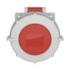 MENNEKES 228A beépíthető ipari aljzat 16A 5p (3p+N+E) 400V piros IP67 - egyenes