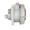 MENNEKES 228A beépíthető ipari aljzat 16A 5p (3p+N+E) 400V piros IP67 - egyenes