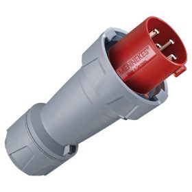 MENNEKES 3308 ipari lengő dugvilla 63A 3p (3p+E) 400V piros IP67