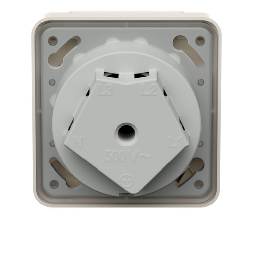 MENNEKES 4120 beépíthető ipari design dugalj 32A 5p (3p+N+E) 400V IP44