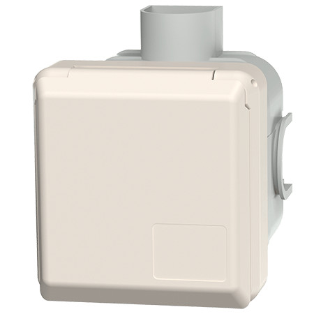 MENNEKES 4125 süllyeszthető ipari design dugalj 16A 5p (3p+N+E) 400V IP44 + sorolható süllyesztő doboz