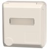MENNEKES 4142 beépíthető ipari design dugalj 16A 3p (2p+E) 230V IP44 - feliratozható mezővel