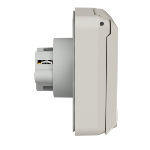 MENNEKES 4142 beépíthető ipari design dugalj 16A 3p (2p+E) 230V IP44 - feliratozható mezővel