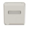 MENNEKES 4142 beépíthető ipari design dugalj 16A 3p (2p+E) 230V IP44 - feliratozható mezővel