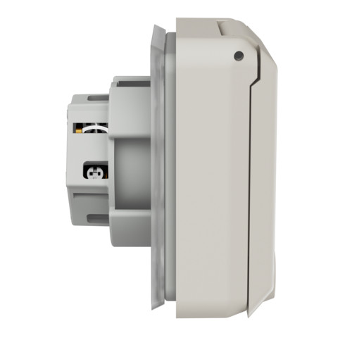 MENNEKES 4145 beépíthető ipari design dugalj 16A 5p (3p+N+E) 400V IP44 - feliratozható mezővel