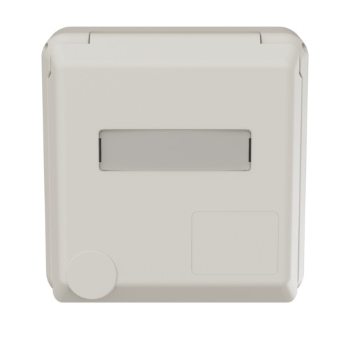 MENNEKES 4145 beépíthető ipari design dugalj 16A 5p (3p+N+E) 400V IP44 - feliratozható mezővel