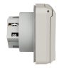 MENNEKES 4150 beépíthető ipari design dugalj 32A 5p (3p+N+E) 400V IP44 - feliratozható mezővel