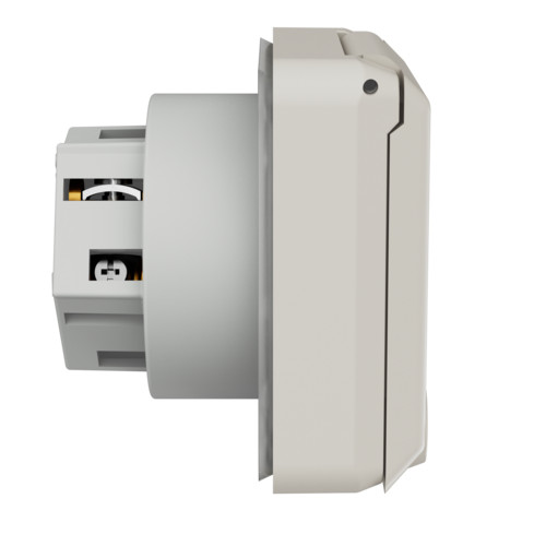 MENNEKES 4150 beépíthető ipari design dugalj 32A 5p (3p+N+E) 400V IP44 - feliratozható mezővel