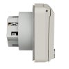MENNEKES 4180 beépíthető ipari design dugalj 32A 5p (3p+N+E) 400V IP44 - feliratozható mezővel és kulcsos zárral