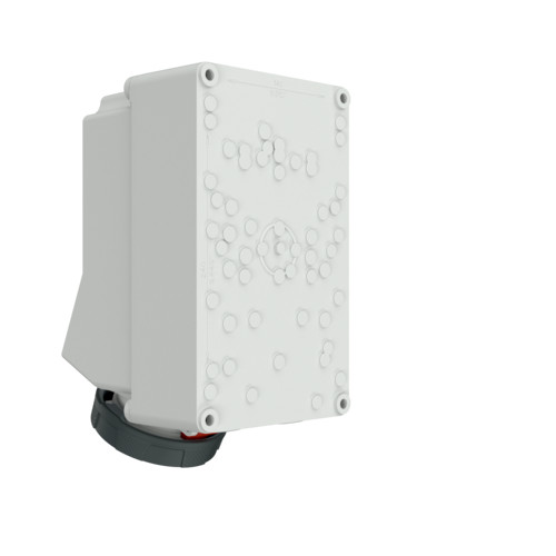 MENNEKES 5113A DUO ipari kapcsolós fali aljzat 63A 5p (3p+N+E) 400V piros IP67