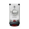 MENNEKES 5614406G DUOi ipari kapcsolós fali aljzat 32A 4p (3p+E) 400V piros IP67 / IP69