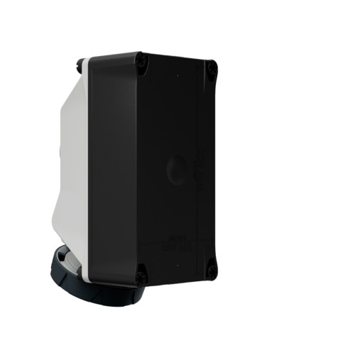 MENNEKES 5614406G DUOi ipari kapcsolós fali aljzat 32A 4p (3p+E) 400V piros IP67 / IP69