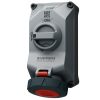 MENNEKES 5814506T DUOi R vegyszerálló ipari kapcsolós fali aljzat 32A 5p (3p+N+E) 400V piros IP67 / IP69