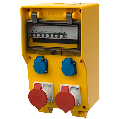 MENNEKES 70004 EverGUM falonkívüli tömörgumi ipari dugaszoló kiselosztó tokozat IP44