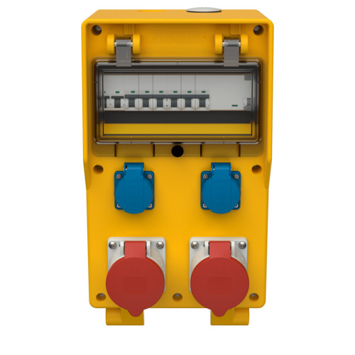 MENNEKES 70004 EverGUM falonkívüli tömörgumi ipari dugaszoló kiselosztó tokozat IP44