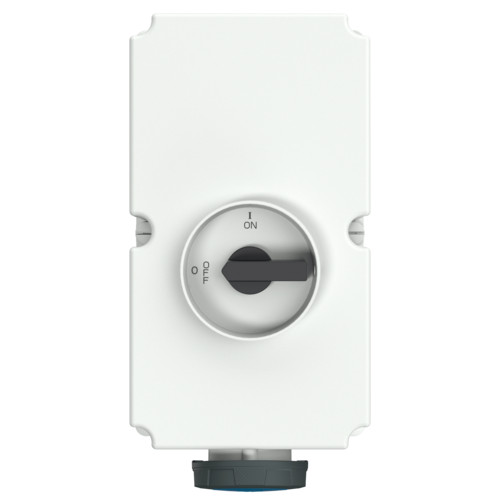 MENNEKES 7000 DUO ipari kapcsolós fali aljzat 125A 3p (2p+E) 230V kék IP67