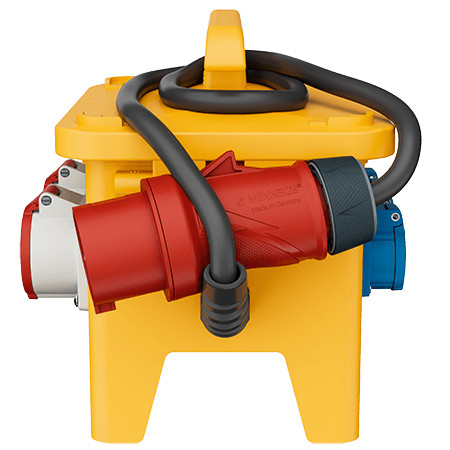 MENNEKES 70436 EverGUM hordozható tömörgumi ipari dugaszoló kiselosztó tokozat IP44