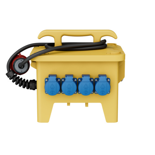 MENNEKES 70724 EverGUM hordozható tömörgumi ipari dugaszoló kiselosztó tokozat IP44