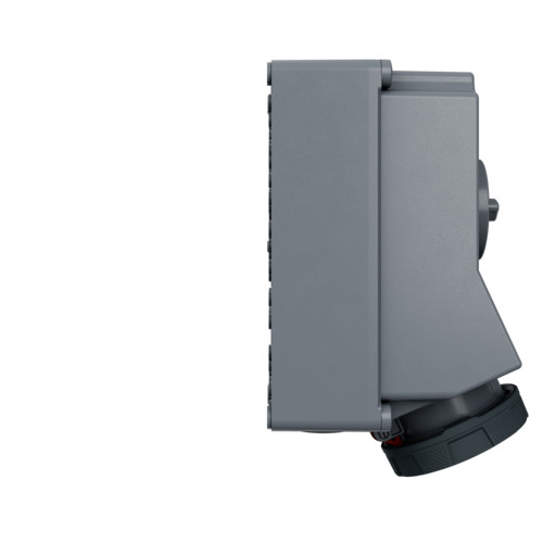 MENNEKES 7290 DUO vegyszerálló ipari kapcsolós fali aljzat 63A 5p (3p+N+E) 400V piros IP67