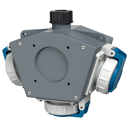 MENNEKES 83700 függeszthető védelem nélküli dugaszoló kiselosztó tokozat IP68 - vegyszerálló