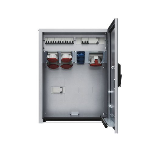 MENNEKES 83705 Rozsdamentes acél falonkívüli ipari dugaszoló kiselosztó tokozat IP43