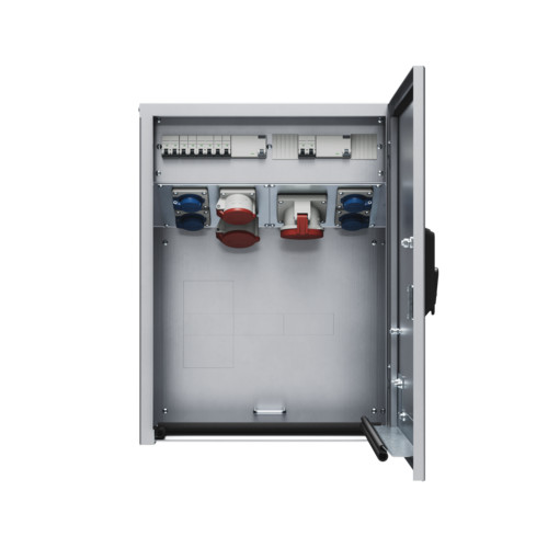 MENNEKES 83706 Rozsdamentes acél falonkívüli ipari dugaszoló kiselosztó tokozat IP43