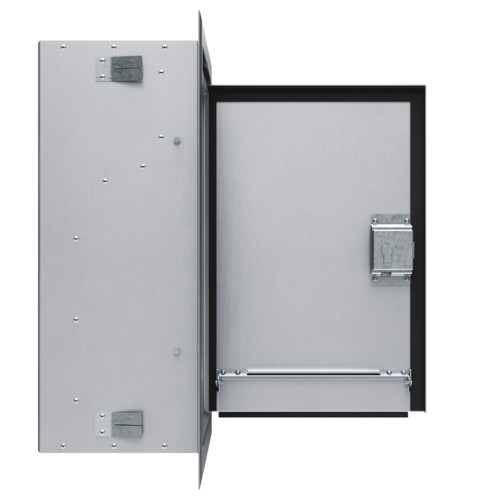 MENNEKES 84374 Rozsdamentes acél beépíthető ipari dugaszoló kiselosztó tokozat IP43