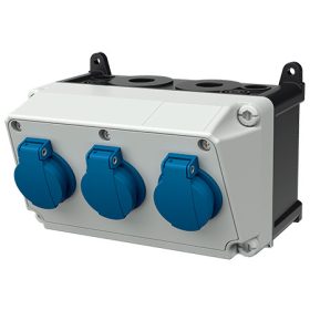   MENNEKES 910005 falonkívüli ipari dugaszoló kiselosztó tokozat IP44