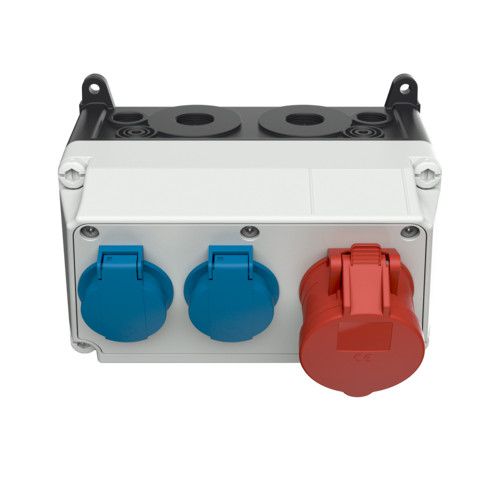 MENNEKES 910007 falonkívüli ipari dugaszoló kiselosztó tokozat IP44