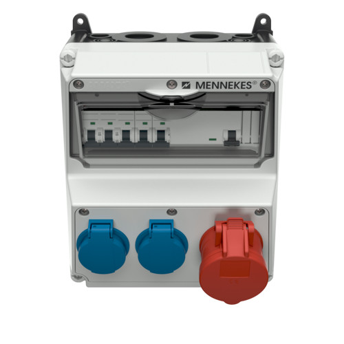 MENNEKES 920009 AMAXX falonkívüli ipari dugaszoló kiselosztó tokozat IP44