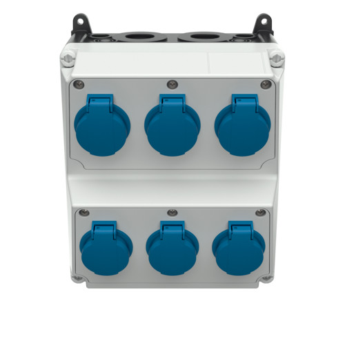 MENNEKES 920028 AMAXX falonkívüli ipari dugaszoló kiselosztó tokozat IP44