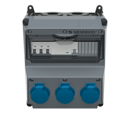 MENNEKES 920036 AMAXX vegyszerálló falonkívüli ipari dugaszoló kiselosztó tokozat IP44