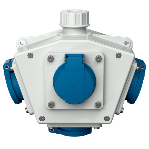 MENNEKES 92602 függeszthető védelem nélküli dugaszoló kiselosztó tokozat IP44