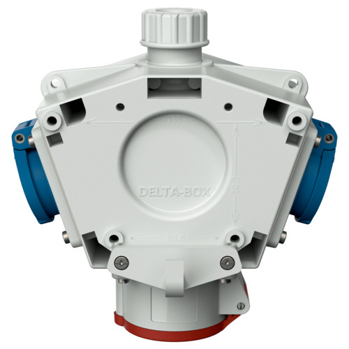 MENNEKES 92658 függeszthető védelem nélküli dugaszoló kiselosztó tokozat IP44