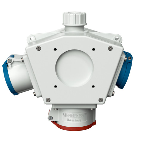 MENNEKES 92897 függeszthető védelem nélküli dugaszoló kiselosztó tokozat IP44