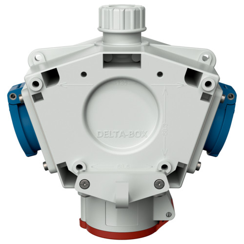 MENNEKES 92915 függeszthető védelem nélküli dugaszoló kiselosztó tokozat IP44