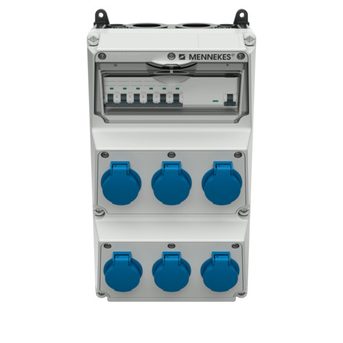 MENNEKES 930001 AMAXX falonkívüli ipari dugaszoló kiselosztó tokozat IP44