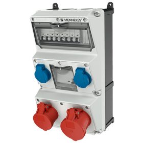   MENNEKES 930013 AMAXX falonkívüli ipari dugaszoló kiselosztó tokozat IP44