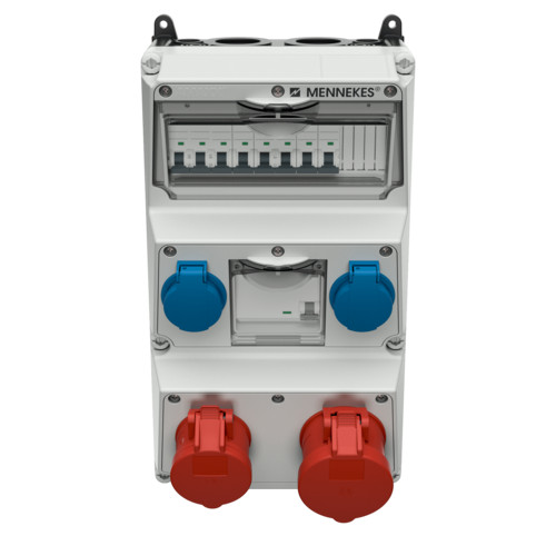 MENNEKES 930013 AMAXX falonkívüli ipari dugaszoló kiselosztó tokozat IP44