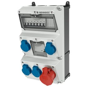   MENNEKES 930019 AMAXX falonkívüli ipari dugaszoló kiselosztó tokozat IP44