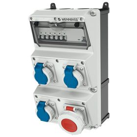   MENNEKES 930022 AMAXX falonkívüli ipari dugaszoló kiselosztó tokozat IP67