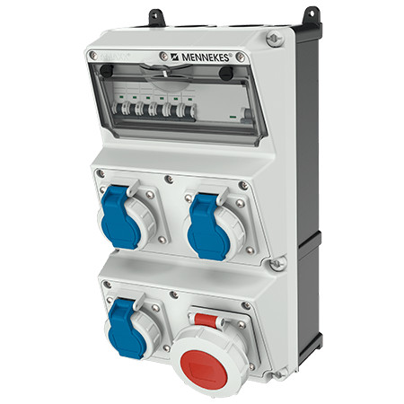 MENNEKES 930022 AMAXX falonkívüli ipari dugaszoló kiselosztó tokozat IP67