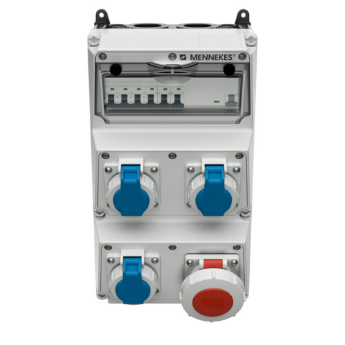 MENNEKES 930022 AMAXX falonkívüli ipari dugaszoló kiselosztó tokozat IP67