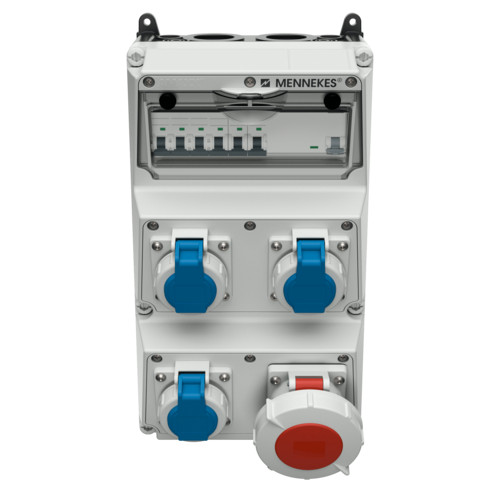 MENNEKES 930023 AMAXX falonkívüli ipari dugaszoló kiselosztó tokozat IP67