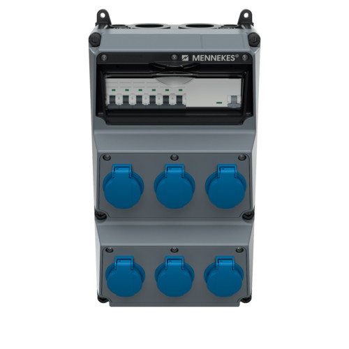 MENNEKES 930026 AMAXX vegyszerálló falonkívüli ipari dugaszoló kiselosztó tokozat IP44
