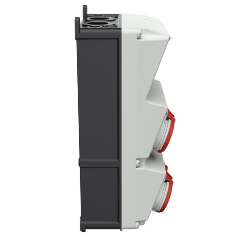 MENNEKES 930031 AMAXX falonkívüli ipari DUO reteszkapcsolt dugaszoló kiselosztó tokozat IP44