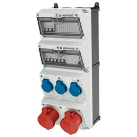   MENNEKES 940008 AMAXX falonkívüli ipari dugaszoló kiselosztó tokozat IP44